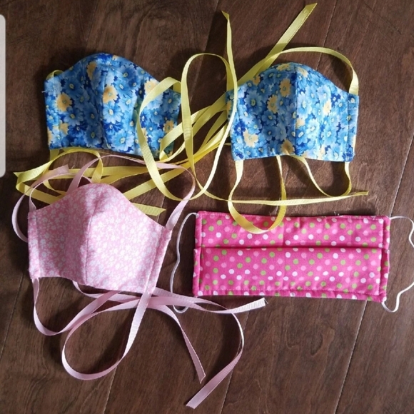 Handmade Accessories - Brand New Lot of 4 Handmade Mask